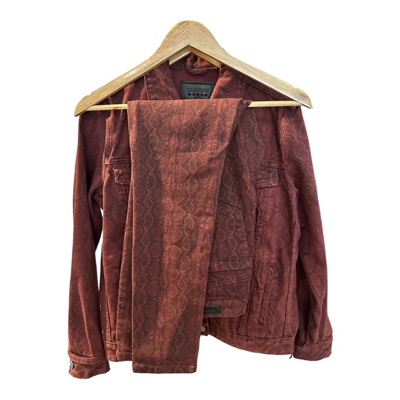 NWT Blank NYC Set Jacket and Crop Jeans Rattled Up Women’s Size S / 27 - Picture 10 of 13